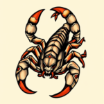 Neo-Traditional Scorpio Tattoo