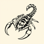 Neo-Traditional Scorpion Tattoo