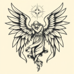 Neo-Traditional Seraphim Tattoo