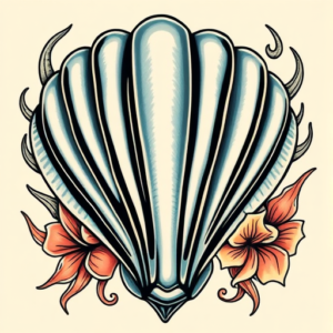 Neo-Traditional Shellback Tattoo