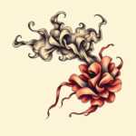 Neo-Traditional Smoke Tattoo