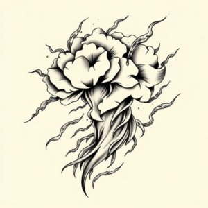 Neo-Traditional Storm Tattoo