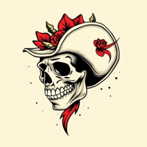 Neo-Traditional Taco Tattoo