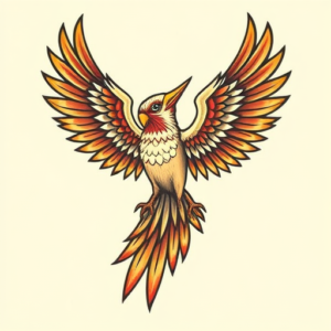 Neo-Traditional Thunderbird Tattoo