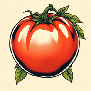 neo-traditional-tomato-tattoo