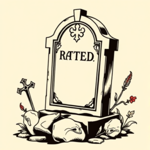 Neo-Traditional Tombstone Tattoo