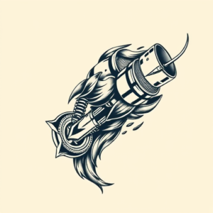 Neo-Traditional Turbo Tattoo