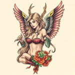 Neo-Traditional Valkyrie Tattoo