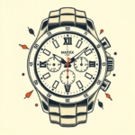 Neo-Traditional Watch Tattoo