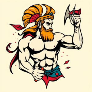 New School Achilles Tattoo