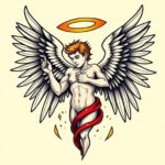 New School Archangel Tattoo