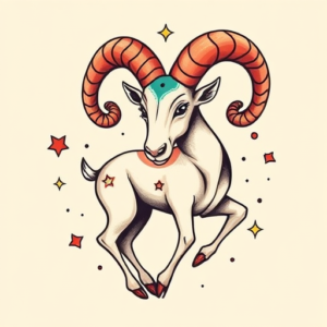 New School Aries Tattoo