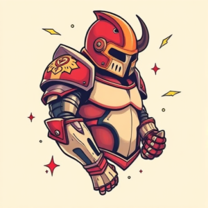 New School Armor Tattoo