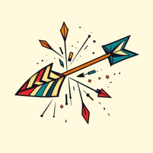 New School Arrow Tattoo