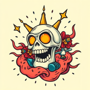 New School Atomic Tattoo