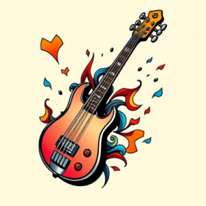 New School Bass Tattoo