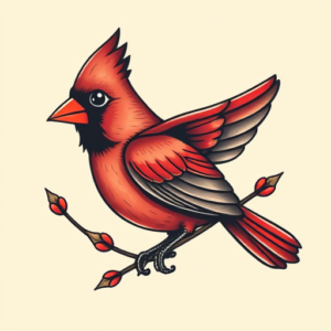 New School Cardinal Tattoo