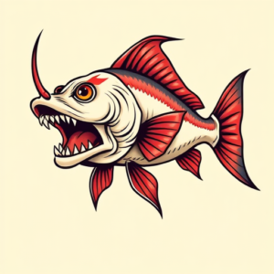 New School Catfish Tattoo