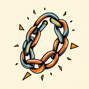 New School Chain Tattoo