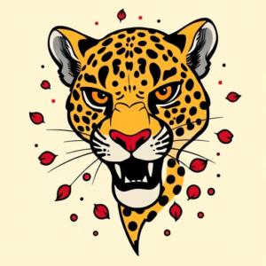 New School Cheetah Tattoo