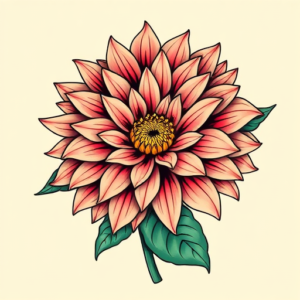 New School Chrysanthemum Tattoo
