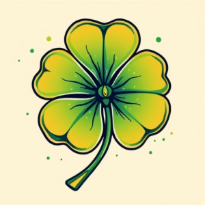 New School Clover Tattoo