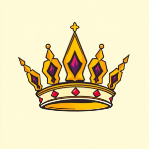 New School Crown Tattoo