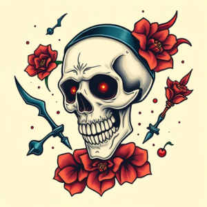 New School Death Tattoo