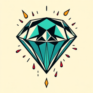 New School Diamond Tattoo