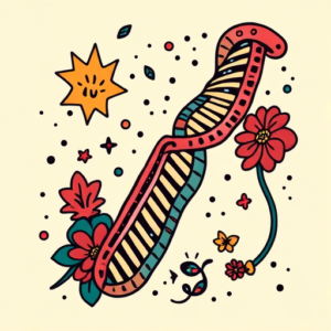 New School Dna Tattoo