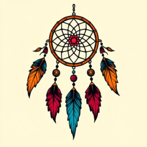 New School Dreamcatcher Tattoo