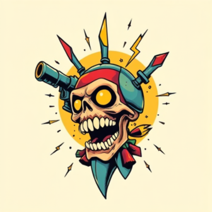 New School Fallout Tattoo