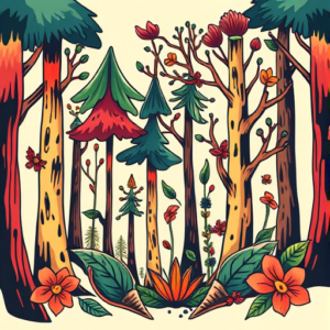 New School Forest Tattoo