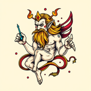 New School Gemini Tattoo