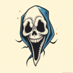 New School Ghostface Tattoo