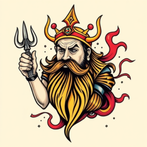 New School God Tattoo