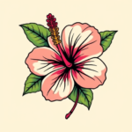 New School Hibiscus Tattoo