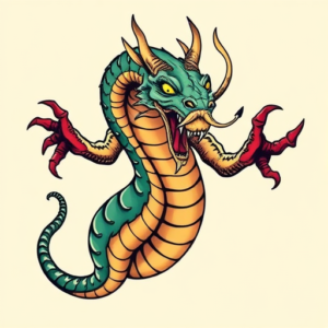 New School Hydra Tattoo