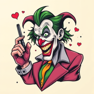 New School Joker Tattoo