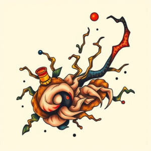 New School Kintsugi Tattoo