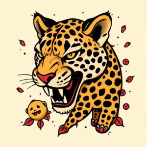 New School Leopard Tattoo