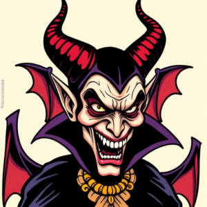 New School Maleficent Tattoo