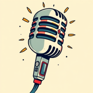 New School Microphone Tattoo