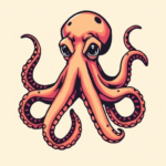 New School Octopus Tattoo