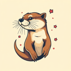 New School Otter Tattoo