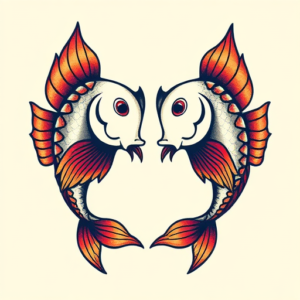 New School Pisces Tattoo