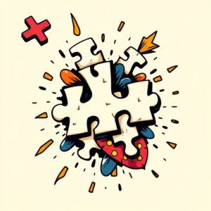 New School Puzzle Tattoo