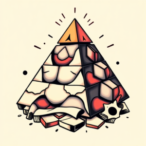 New School Pyramid Tattoo