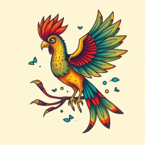 New School Quetzal Tattoo