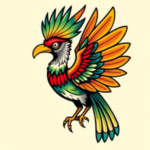 New School Quetzal Tattoo